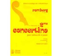 Romberg Bernhard-Heinrich - Concertino N°2 En Sol Maj. - Violoncelle, Piano