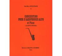 Concertino Pour 3 Saxophones Alto Et Piano / Recueil