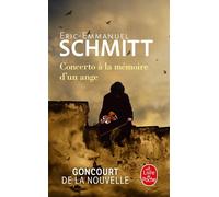 Concerto à la mémoire d'un ange - Éric-Emmanuel Schmitt - Lgf - Poche - Roman