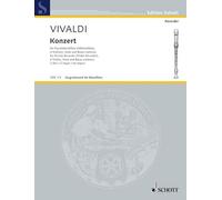 Concerto C major: op. 44/11. RV 443. piccolo recorder (treble recorder), 2 violins, viola and basso continuo. Réduction pour piano avec partie soliste.