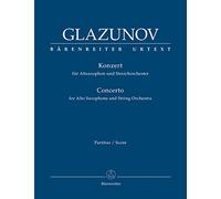 Concerto for Alto Saxophone OP.109 (Full Score) [Import]