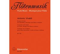 Antonio Vivaldi – Concerto pour flûte en ré majeur RV 783 (flûte et piano) – Partition Bärenreiter