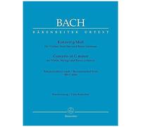 Concerto For Violin, Strings And Bc G Minor / Piano Reduction