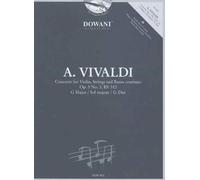 Concerto For Violin, Strings And Bc Op. 3 No. 3 / Book+Cd