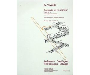 Concerto Fviii Nø6 En Mi Mineur - Basson et Piano - BOOK