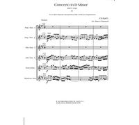 Concerto in Dm BWV 1043 Movement I for Saxophone Sextet by J.S. Bach