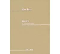 Partitions classique RICORDI ROTA N. - CONCERTO PER TROMBONE E ORCHESTRA - TROMBONE ET PIANO Trombone