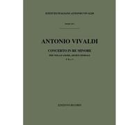 Concerto Per Viola D'amore, Archi E B.C. In Re Min / Conducteur