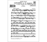 Concerto Per Vl. E Vc. Solisti, Archi E B.C.: / Set De Partitions