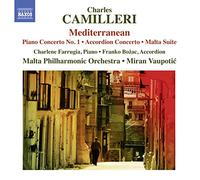 NAXOS – Piano n°1 Mediterranean / Concerto pour accordéon et orchestre à cordes / Malta Suite