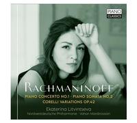 Sergei Rachmaninoff – Concerto pour piano n°1 / Sonate n°2 / Variations Corelli, Op.42 – CD