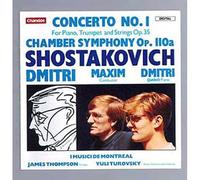 Concerto Pour Piano No. 1, Symph. A Cordes Chostakovitch Jr., Piano