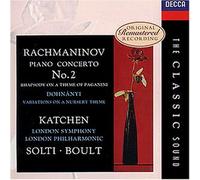 Concerto Pour Piano No. 2, Rhapsodie Sun Un Theme De Paganini London Philh.