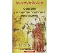 Concerto pour quatre consonnes sans voyelles