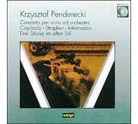Concerto Pour Violon Alto Et Orchestre, Capriccio Pour Hautbois Et 11 Cordes, Couplets Pour Soprano, Voix Mixte Et Dis Instruments, Intermezzo Pour 24 Cordes, Trois Pièces Pour Cordes