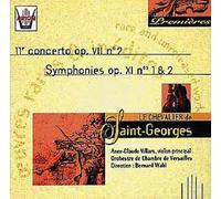Concerto Pour Violon Et Orchestre En Sol Majeur No. 11 Opus 7 No. 2, Symphonies No. 1 En Sol Majeur Opus 11 No. 1 Et No. 2 En Ré Majeur Opus 11 No. 2