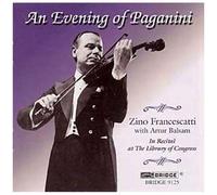 Concerto Pour Violon No. 1, I Palpiti, 7 Caprices, Le Carnaval De Venise - Zino Francescatti, Violon Et Artur Balsam, Piano