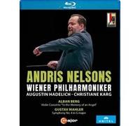 Andris Nelsons Dirige Le Wiener Philharmoniker : Berg & Mahler. Karg, Hadelich. [Blu-Ray]