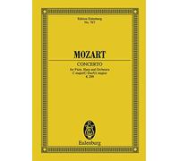 Concerto Ut majeur: KV 299. flute, harp and orchestra. Partition d'étude.