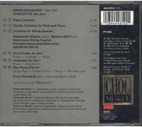 Concertos "Alla Jazz" : Concerto Pour Piano, Concerto Pour Flûte Et Piano, Concerto Pour Quatuor À Cordes, Oeuvres Pour Piano Enregistrées Par Le Compositeur En 1928 :Cinq Études De Jazz...