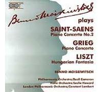 Concertos By Saint-Saens Grieg & Liszt by Moiseiwitsch, Benno (1999-04-20?
