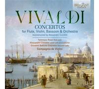 Antonio Vivaldi – Concertos pour flûte, violon, basson et orchestre – CD – Edel