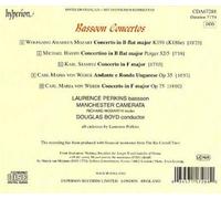 Concertos Pour Basson De Mozart, M. Haydn, Stamitz & Weber Perkins, Basson