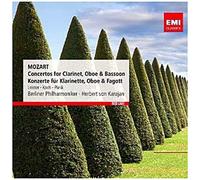 Wolfgang Amadeus Mozart – Concertos pour clarinette, hautbois et basson – CD – Parlophone