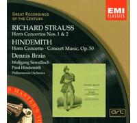 Concertos Pour Cor Nos. 1 & 2 - Concerto Pour Cor, Concert Pour Cordes Et Cuivres - Dennis Brain, Cor