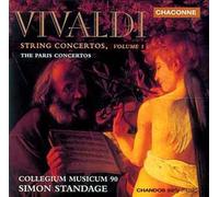 Concertos Pour Cordes Vol. 1 : 12 Conc. "De Paris" - Simon Standage, Violon & Dir. Collegium Musicum 90