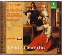 Carl Philipp Emanuel Bach - 3 Concertos pour flûte