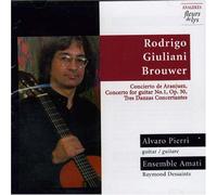 Concertos Pour Guitare De Rodrigo, Giuliani, Brouwer Pierri, Guitare