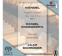 Daniel Chorzempa, Jaap Schr-Handel – Concertos pour orgue N°1 à N°4 – Super Audio CD hybride