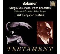Concertos Pour Piano De Grieg & Schjumann - Fantaisie Hongroise De Liszt - Solomon, Piano