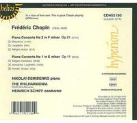 Concertos Pour Piano Et Orchestre No. 1 En Ré Mineur Opus 11 Et No. 2 En Fa Opus 21