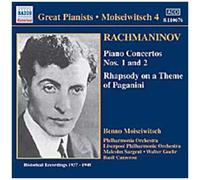 Concertos Pour Piano Nos. 1 & 2, Paganini Rhapsodie - Benno Moisevitch, Piano