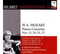 Mozart / Biret / Gibbons – Concertos pour piano Nos 15/24/25/27 – 2 CD – NAXOS