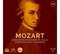 Concertos pour piano numéros 23 et 24 Quintette avec clarinette CD