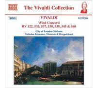 Concertos Pour Vents Rv 122, 533, 537, 538, 539, 545 & 560 City Of London Sinfonbia