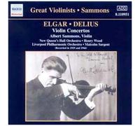 Albert Sammons – Grands violonistes : Elgar & Delius – Concertos pour violon – CD – NAXOS