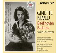 Ginette Neveu – Concertos pour violon (Beethoven / Brahms) – CD