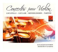Concertos pour Violon : Locatelli, Leclair, Mendelssohn, Tartini
