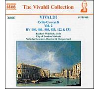 Concertos Pour Violoncelle Vol. 2 : Rv 400, 401, 408, 413, 422 & 531
