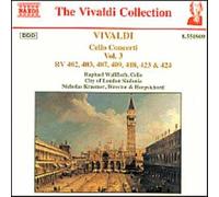 Concertos Pour Violoncelle Vol. 3 : Rv 402, 403, 407, 409, 418, 423 & 424 Wallfisch