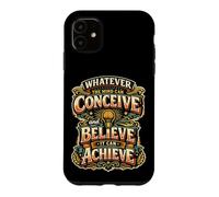 Concevez, Croyez, Obtenez Une Citation motivante, Un état d'esprit de réussite Coque pour iPhone 11