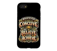 Concevez, Croyez, Obtenez Une Citation motivante, Un état d'esprit de réussite Coque pour iPhone SE (2020) / 7/8