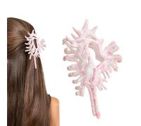 Conch Claw Clip, Creative Cute Women's Non Slip Hair Accessor Perfect for Wedding, Vacation, Daily Wear, Sports, Parties, Elegant Beachy Stylish Clip, 4.53 inches, Sturdy Design