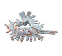 Conch Hairclip, Claw Clip, ABS Material Easy Wear Secure Fit Lightweight Non Slip Stable Hold Stylish Creative Comfortable, Hair Accessory for Women Outdoor Beach, 4.53Inches, Blue