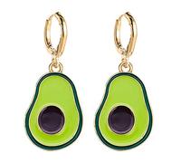 Conch Lobe Boucle fraise mignon fruits vent alliage huile goutte d'oreilles bijoux Art Bijoux Anime Figurine Acryl Earring (D, 4)
