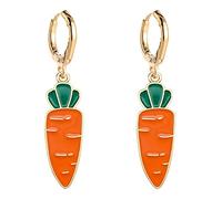 Conch Lobe Boucle fraise mignon fruits vent alliage huile goutte d'oreilles bijoux Art Bijoux Anime Figurine Acryl Earring (C, 3)